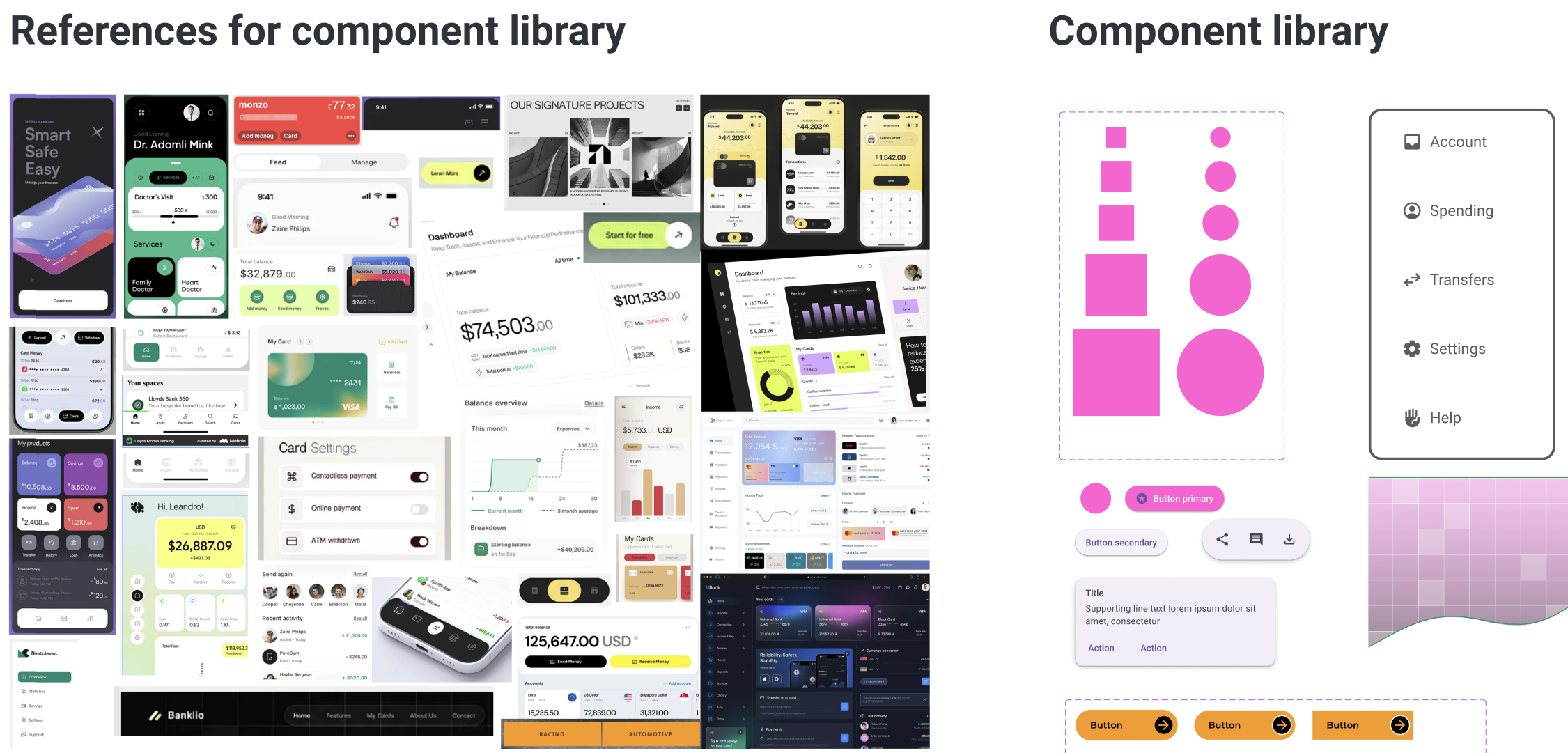 Opi Bank Figma Design Component Library Preview