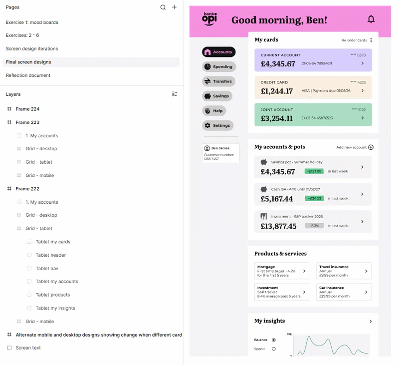 Opi Bank Final Design Overview